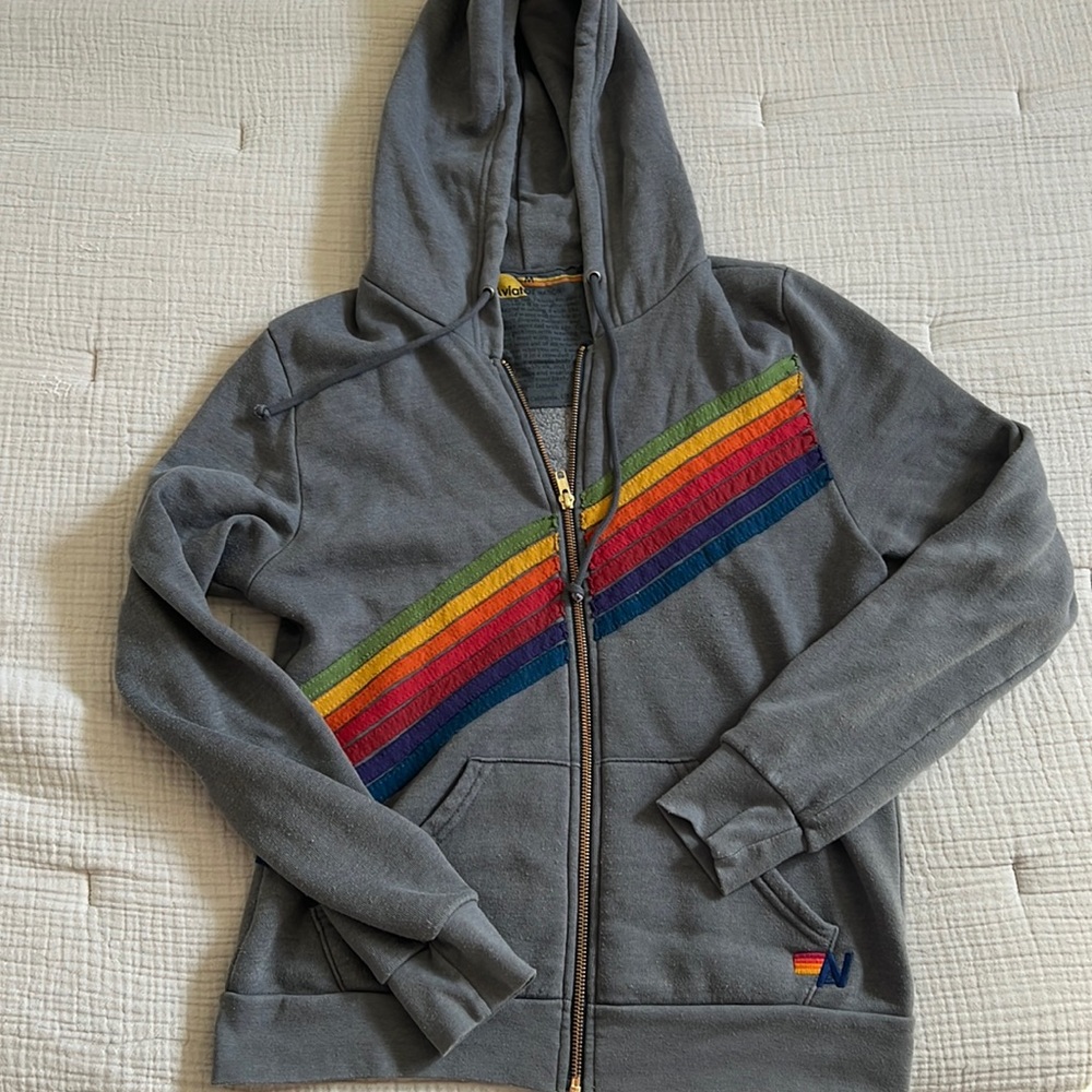 Aviator Nation 7 stripe hoody